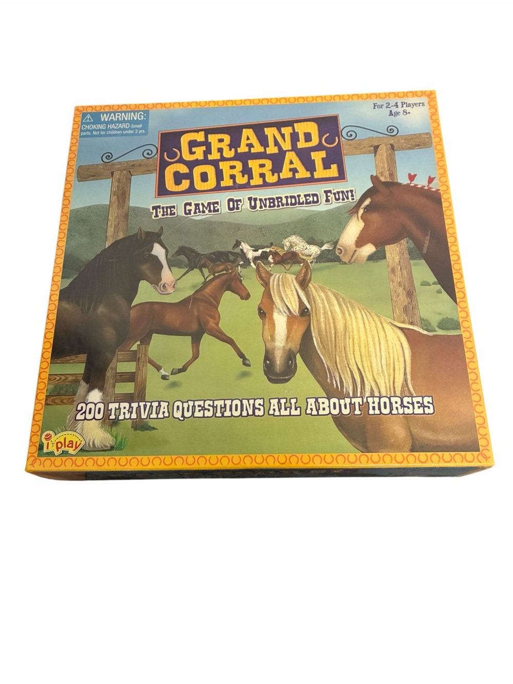 Horse Trivia Game - Brown/Yellow Box